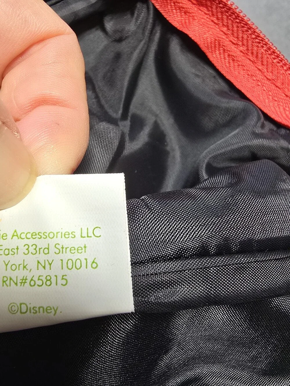 Disney Minnie Mouse Mini Diaper Bag Black With White Polka Dots